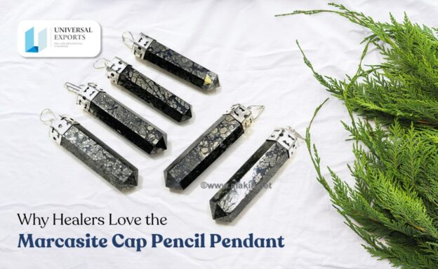 Marcasite Cap Pencil Pendant