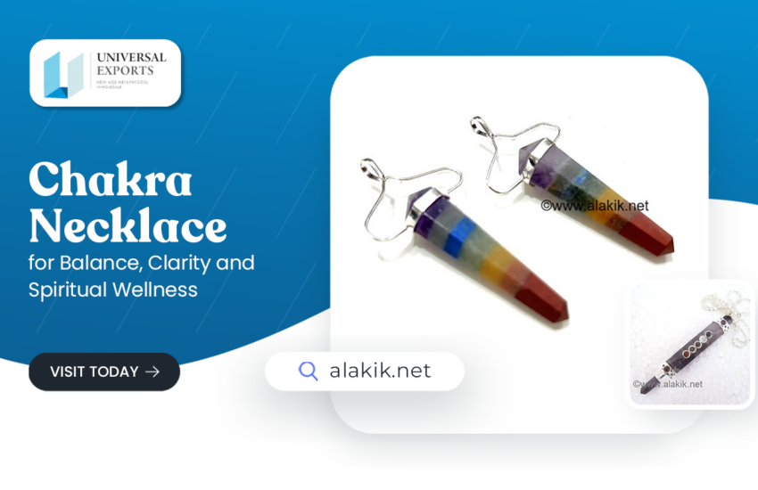 Chakra Necklace for Balance, Clarity and Spiritual Wellness